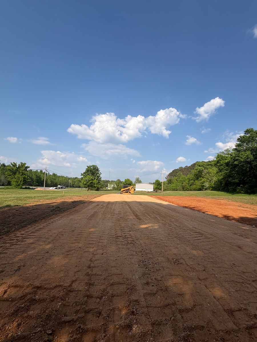 Property Grading for Collins Constructors in Fyffe, AL
