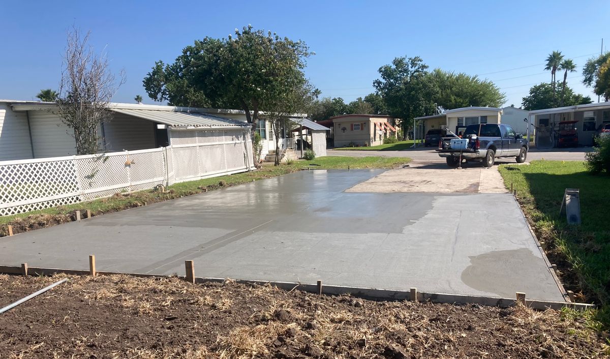 Concrete Services for Triple JP Contractors in San Benito, TX