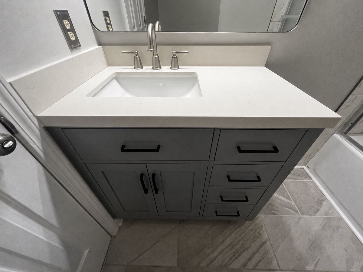 Bathroom Renovation for Newbury Construction & Remodeling LLC in Trenton, TN