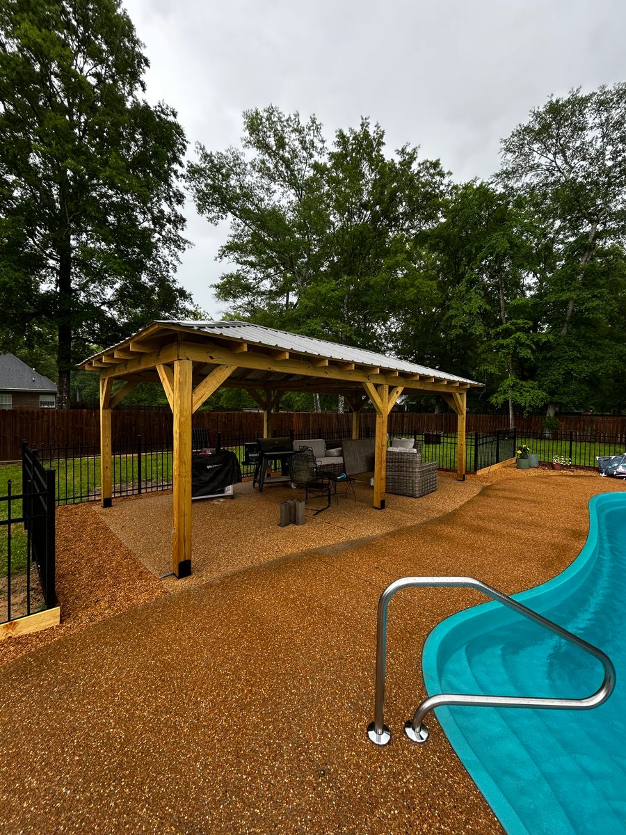 Deck & Patio Installation for Simmons Construction in Starkville, MS
