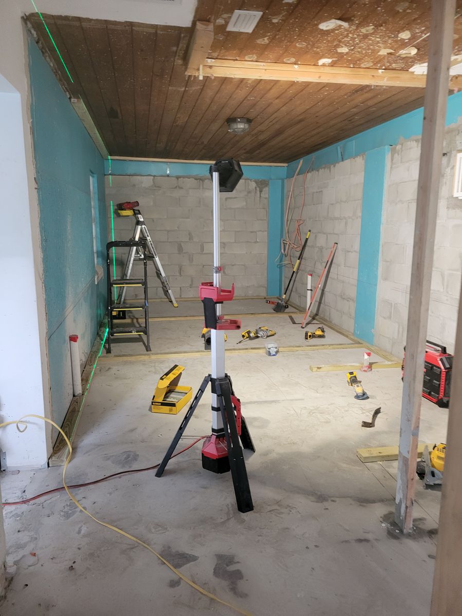 Framing for GVL Renovations in Greenville, SC