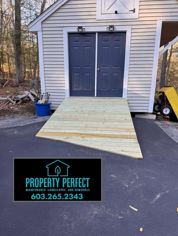 Grading for Property Perfect LLC in Goffstown, NH