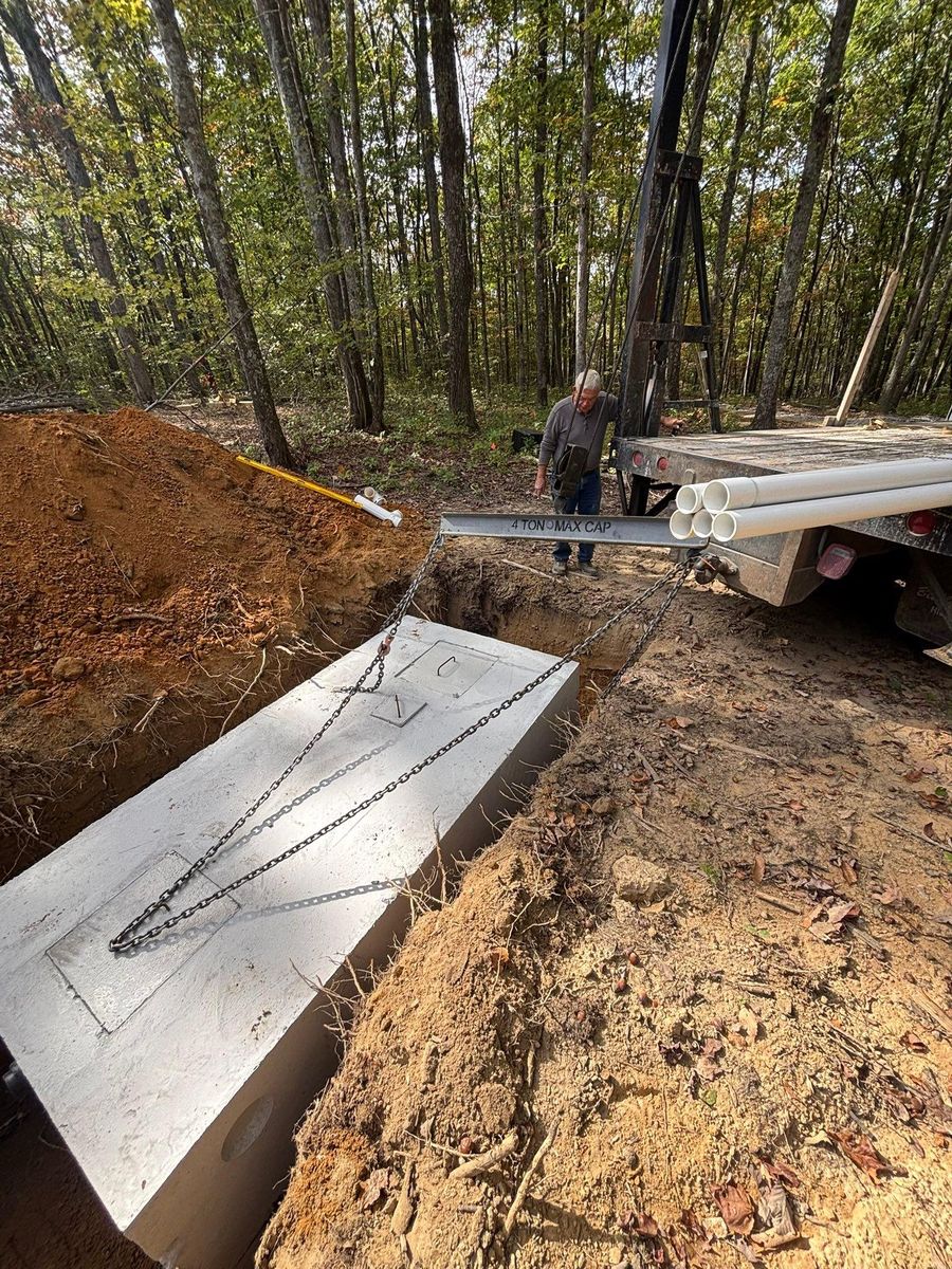 Underground Utilities for TD Dirtworks in Tracy City, TN