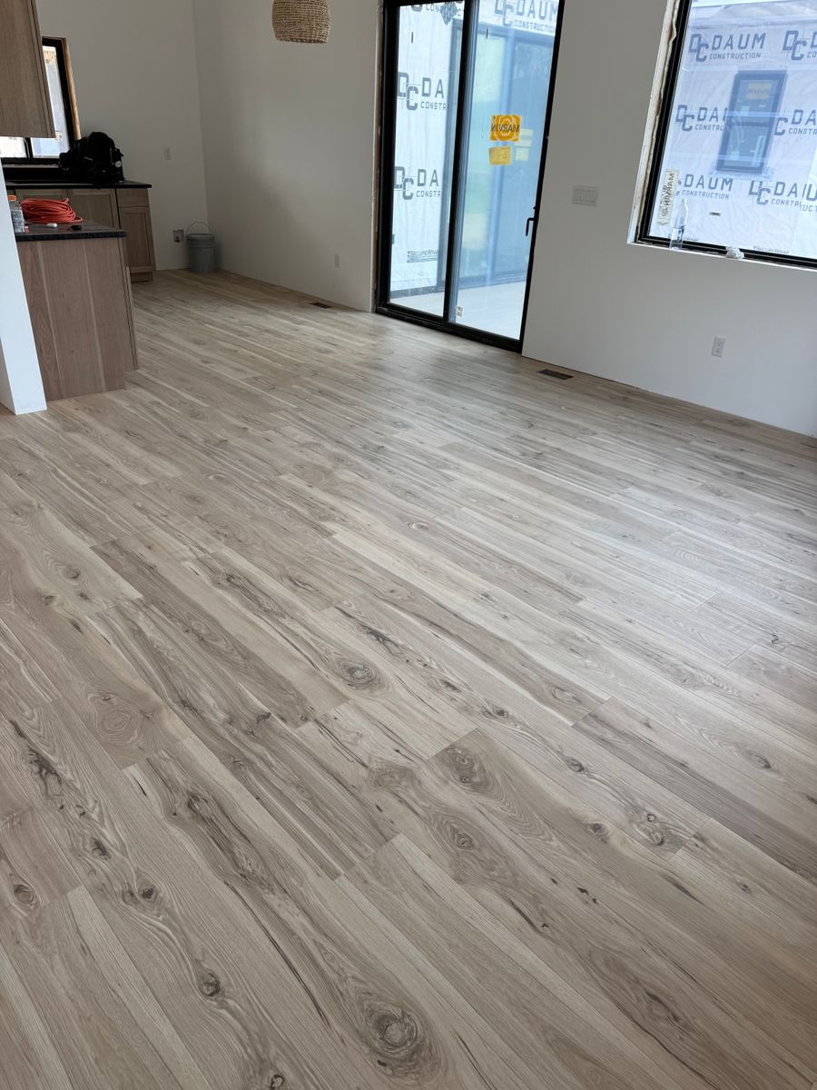Floor Installation for CJL Flooring in Post Falls, ID