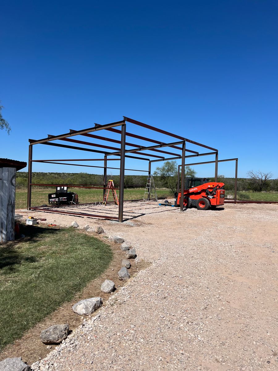  Metal Building for D Flying E Mobile Welding & Fencing in Dalhart,, TX