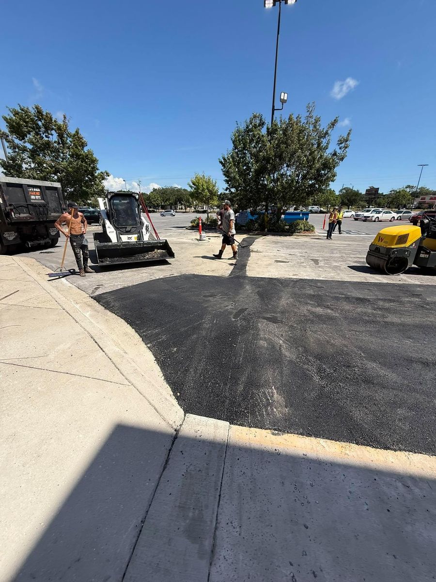 Complete Site Construction for Alliance Paving in Panama City Beach, FL