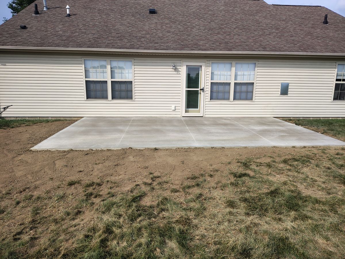 Concrete Installation for W.A. Concrete & Home Projects in Richmond, IN
