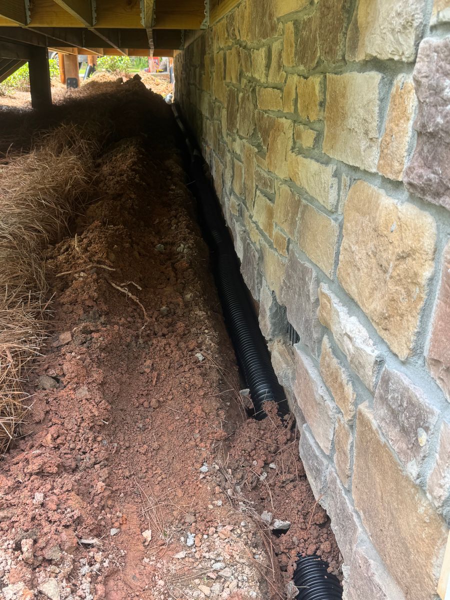 Trenching for Groundworx Construction in Bremen, GA