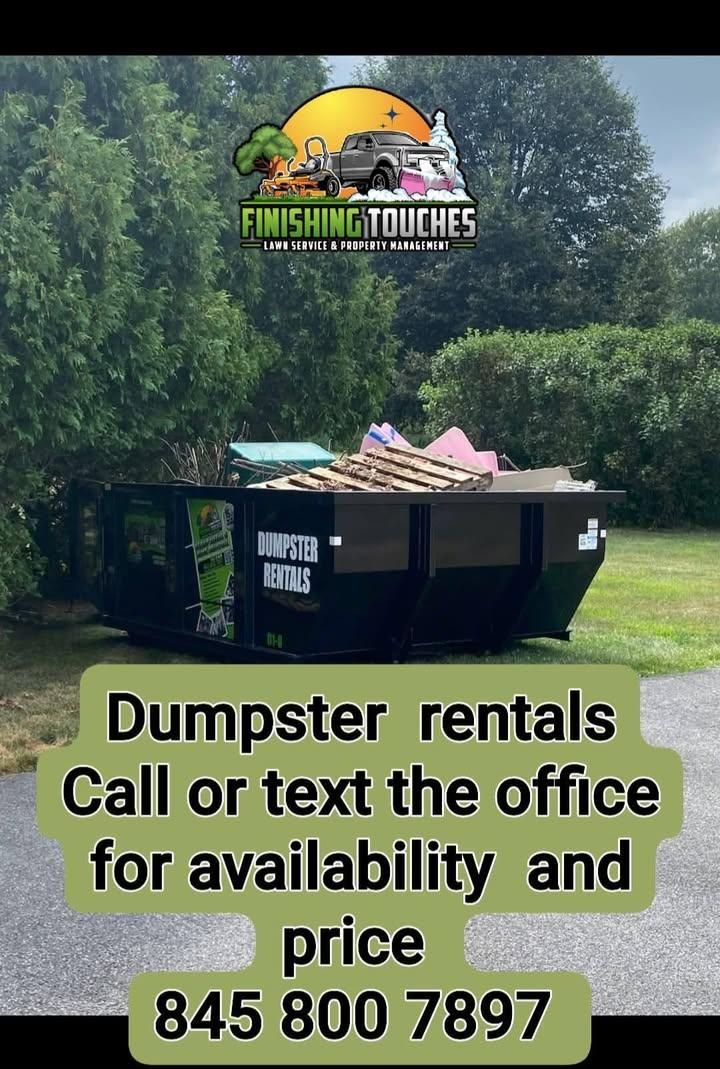 Roll Off Dumpster Rentals for Finishing Touches in Pine Bush, NY