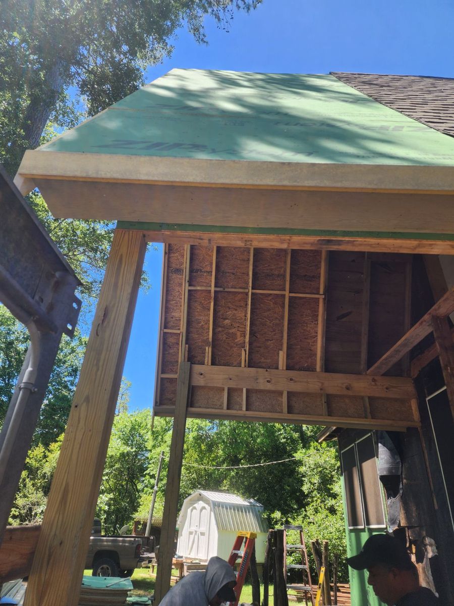 Porches for Hockley Frame and Siding LLC in Hockley, TX