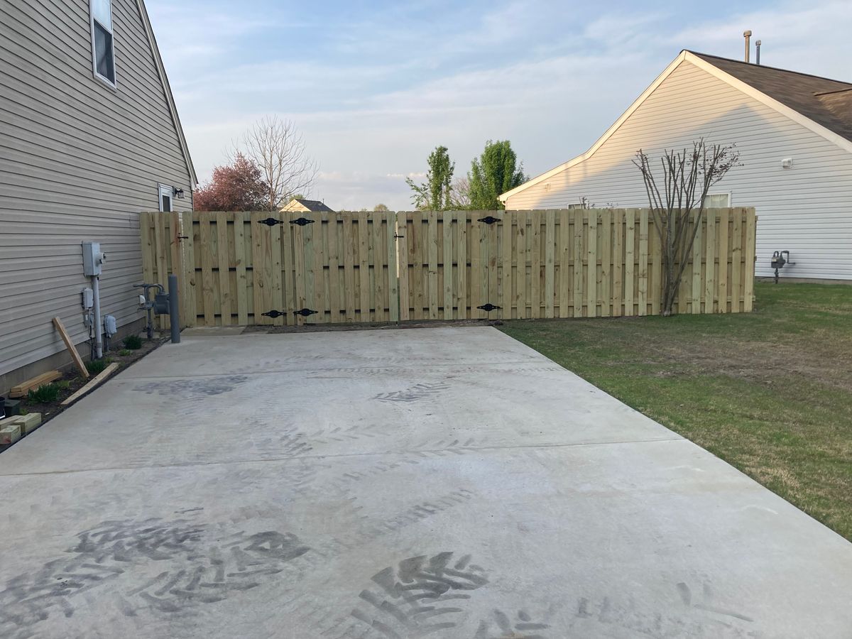 Wood Fencing for Sea Level Fence in Virginia Beach, VA
