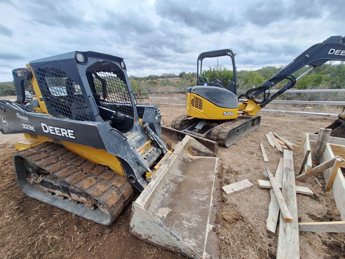 Earthwork Services for Leo's Concrete Crew in Elgin, TX