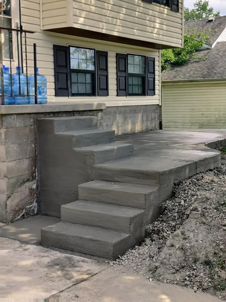 Stair Design & Installation for Mid Ohio Concrete in Pickerington, OH