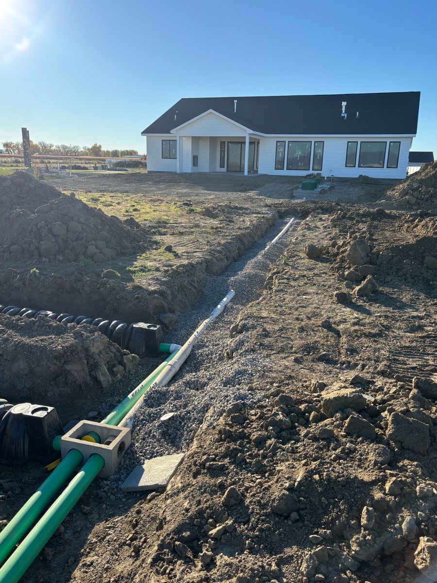 Foundation Digging for Z & S Construction in Billings Heights, MT