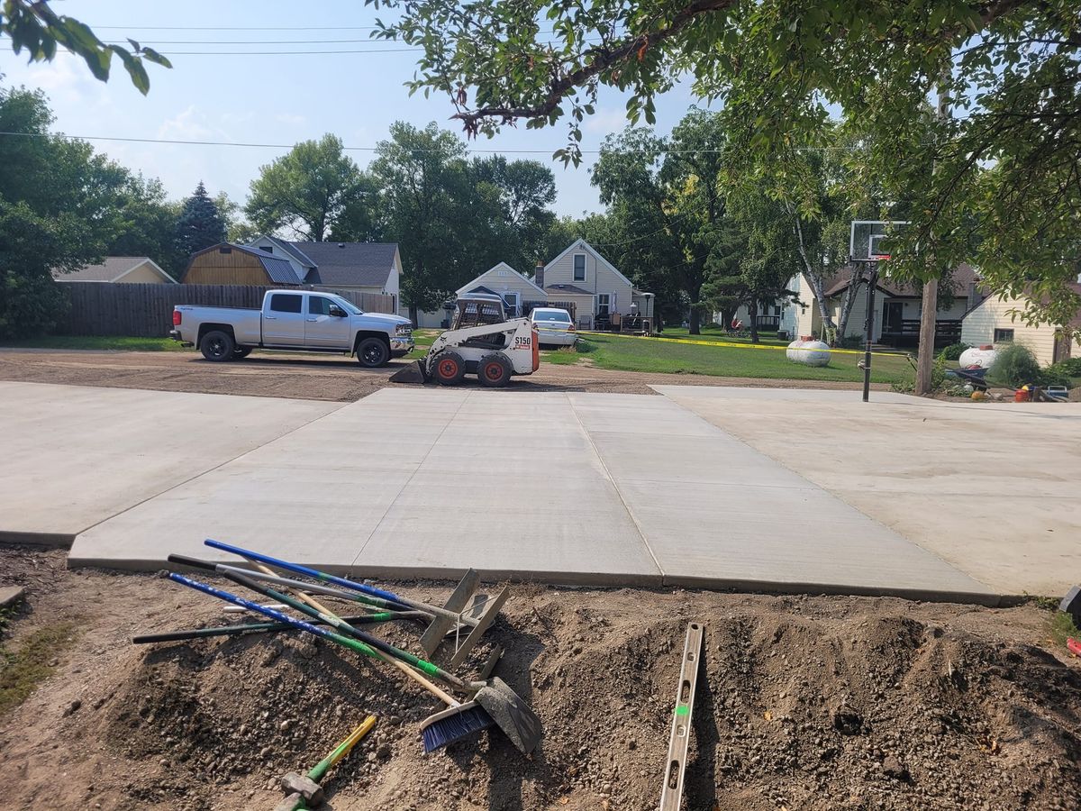 Concrete Slab Construction for Cousins Construction in Murdock, MN