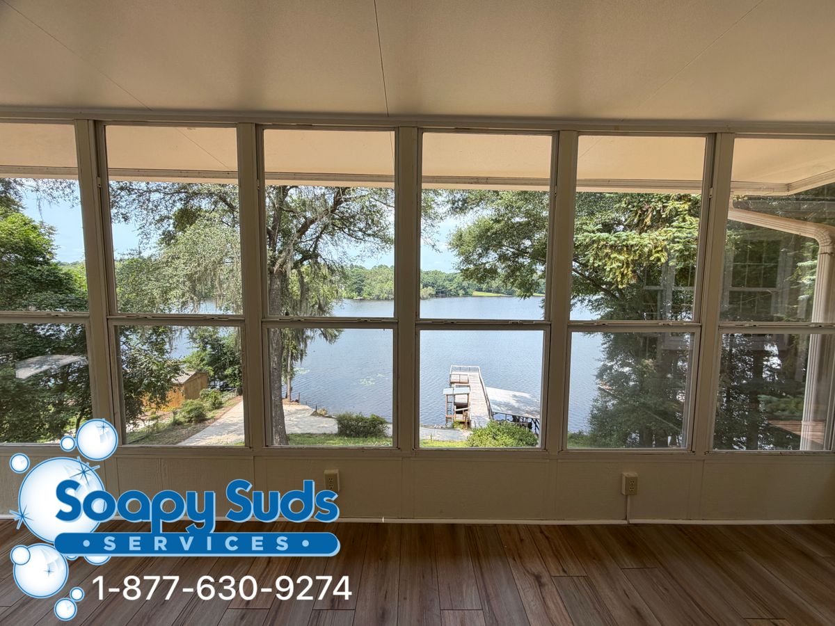 Commercial Interior and Exterior Window Cleaning for Soapy Suds Services Georgia in Perry, GA