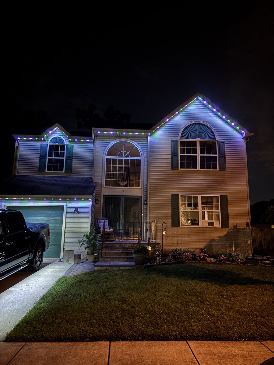 Permanent Lighting for Happy Holiday Christmas Lighting in Mullica Hill, NJ