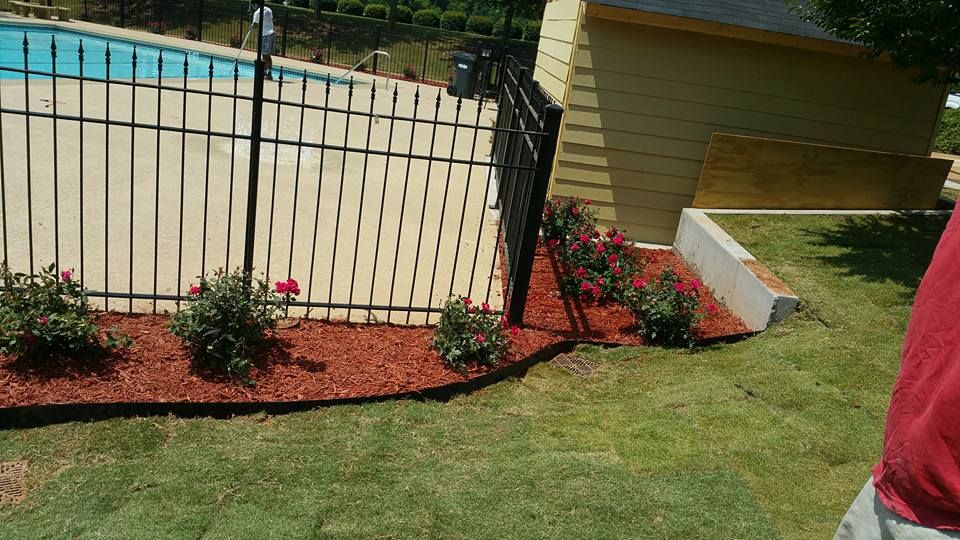 Mulch Installation for AJC Lawn Care, LLC in Atlanta, Georgia