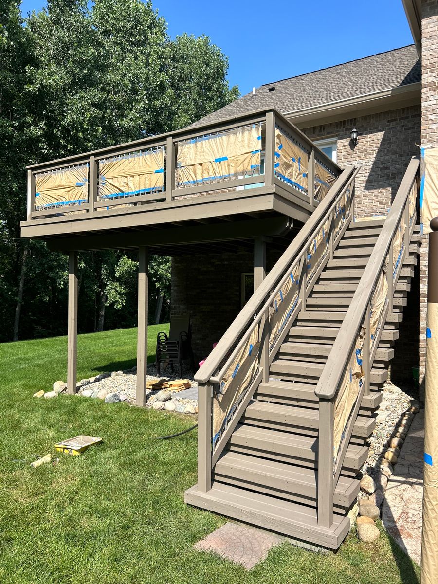 Staining for Mansour Contracting inc in Clarkston, MI