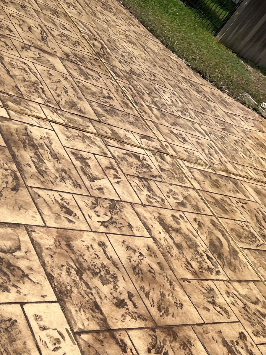 Pool Deck Installation for McNeill Services in Magnolia, TX