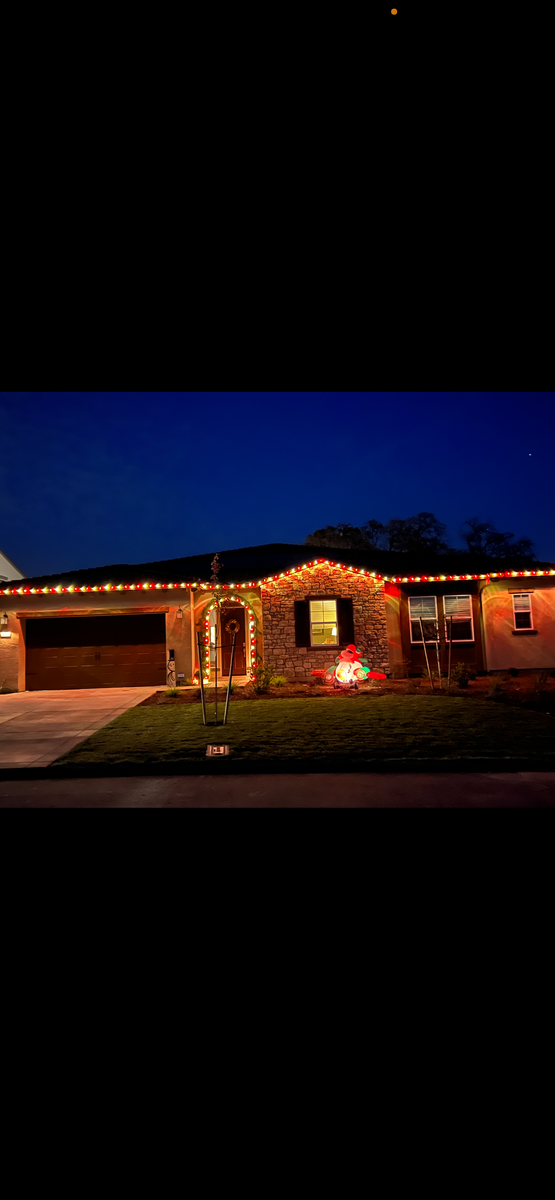 Christmas Light Installation  for Folsom Lake Landscaping in El Dorado Hills, CA