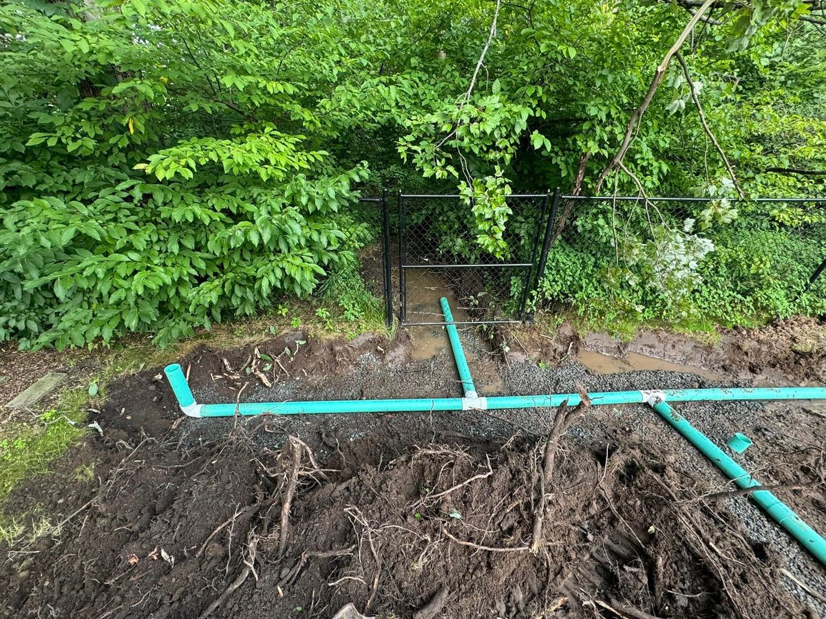 Drainage for Lennon Land Management in Suffield, CT