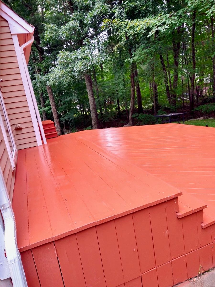 Deck Staining for Elite Pro Painting & Cleaning Inc. in Worcester County, MA