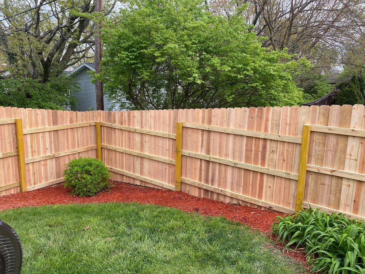 Fencing for Robenstine Construction in Franklin, TN