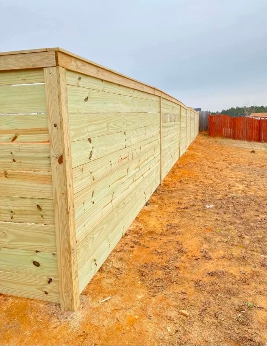 Fencing for All Out Construction in Atlanta, GA