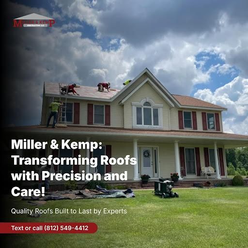 Residential Roofing for Miller & Kemp Contracting in Bloomfield, IN