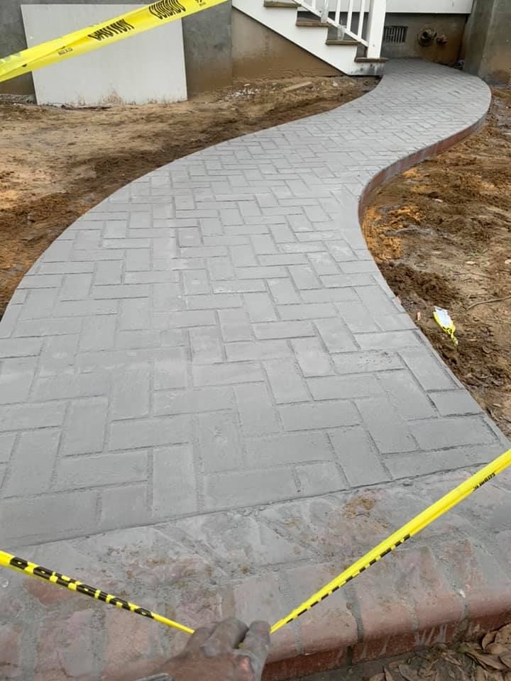Sidewalk Installation for Fichter Concrete in North Charleston, SC