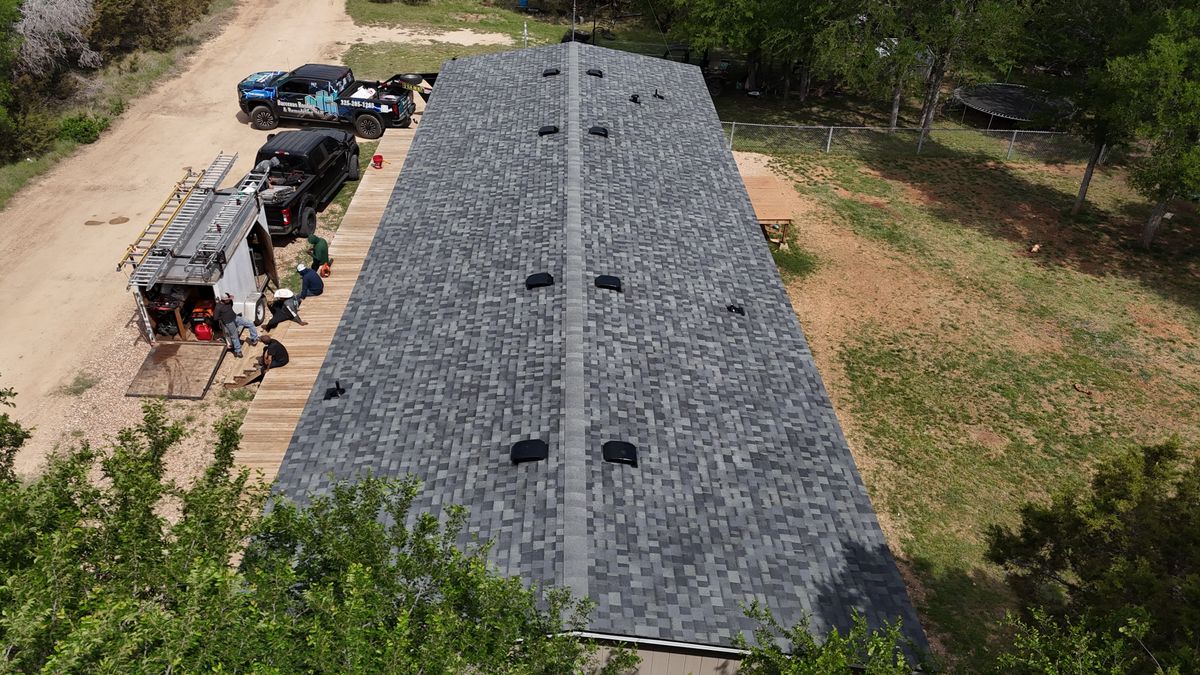 Roofing Installation for Barcenas Roofing & Remodeling in San Saba, TX