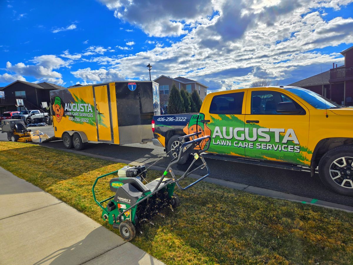 Core aeration for Eagle Bay is Proud to Transition to Augusta Lawn Care of Helena in Helena, MT