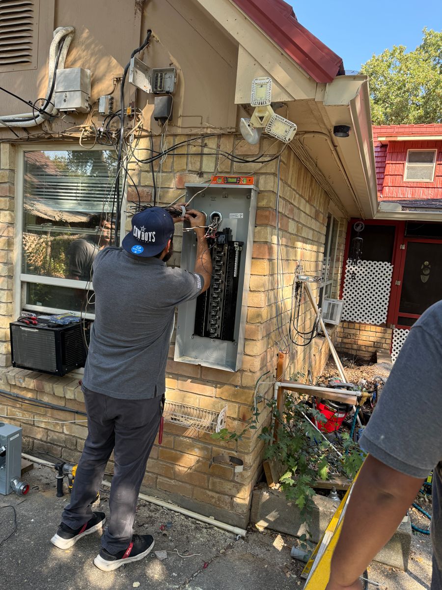 Electrical Works for Sylvester Construction in Flower Mound, TX