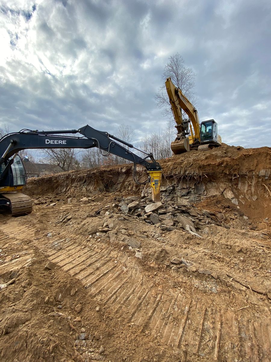 Excavation for Lanier Excavating LLC in Bedford County, VA