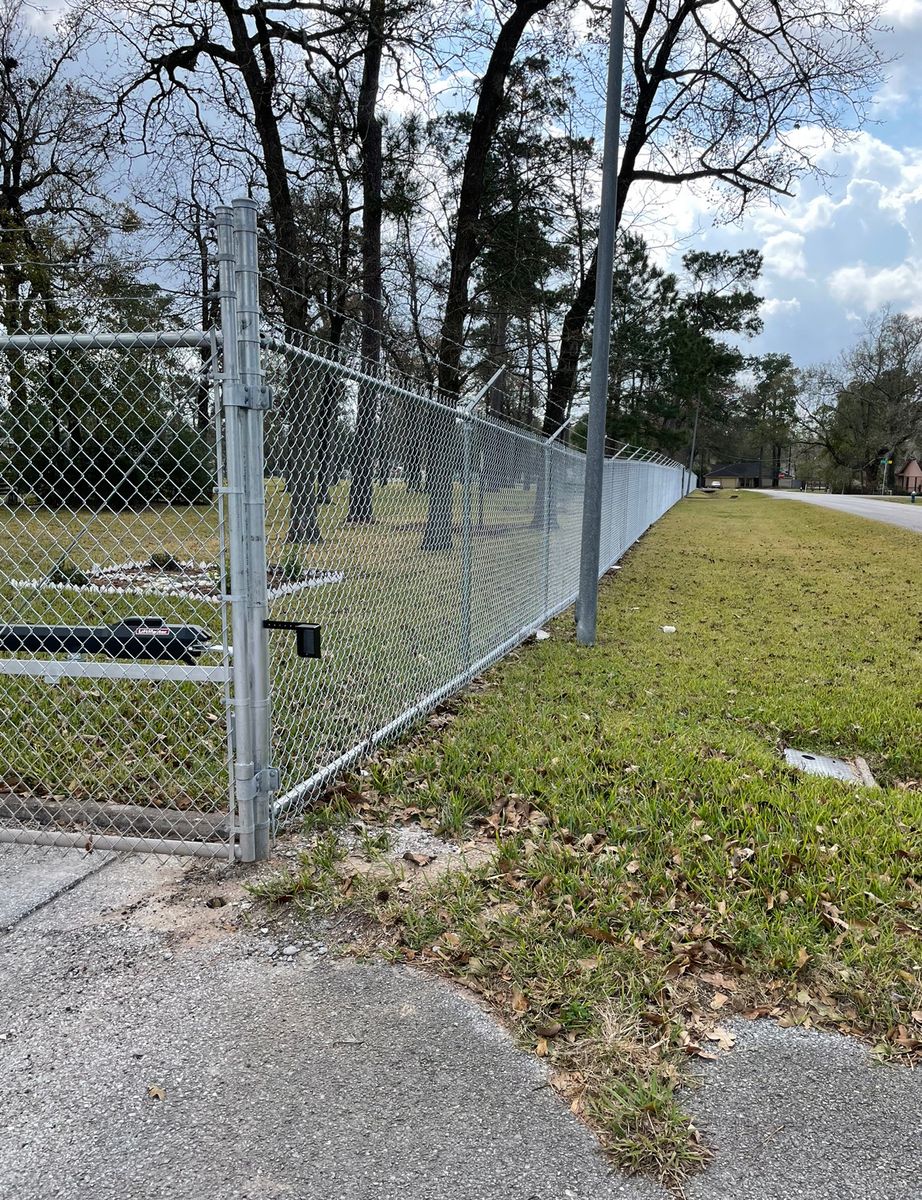 Commercial Chain Link Fencing for Kingdom Fence in Houston, TX