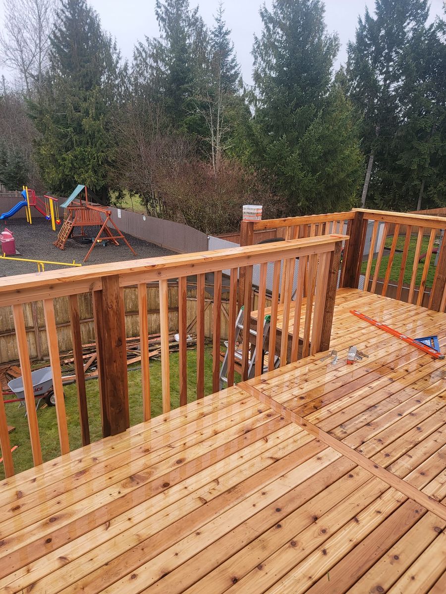 Deck & Patio Installation for All Angle Contracting in Tacoma, WA