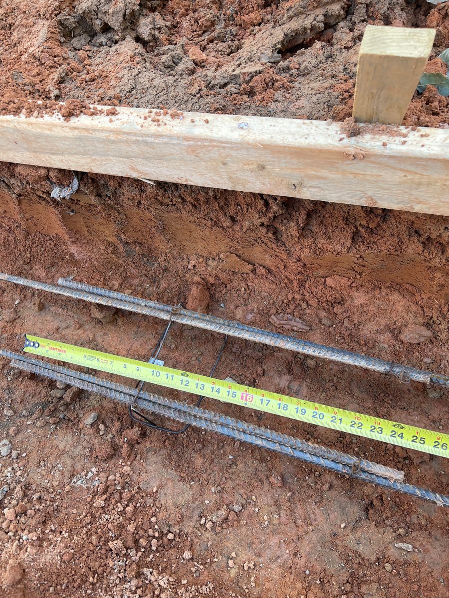 Footings for Wenkel Concrete, LLC in Sherrills Ford, NC