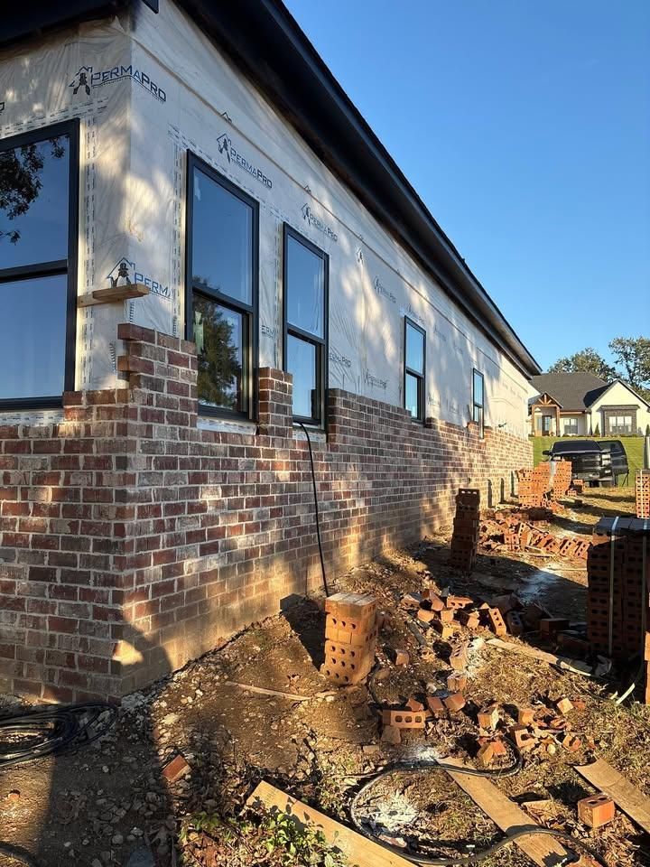 Brickwork for Sam's Concrete & Masonry in Hernando, MS