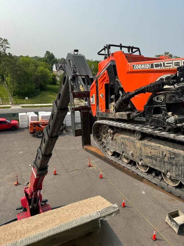 Land Grading for Elevated Concrete and Home Improvements in Belleville, MI