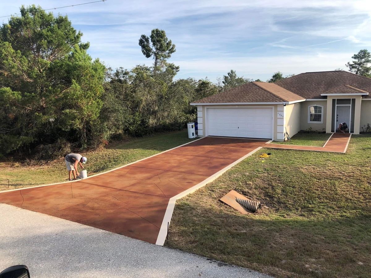 Concrete Driveway Installation for All Phases Decorative Concrete in Sebring, FL