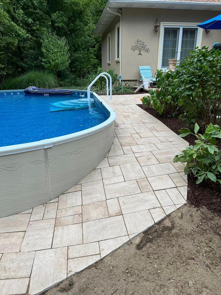 Patio and Walkway for Morning Dew Landscaping and Irrigation Services in  Marlboro, NY