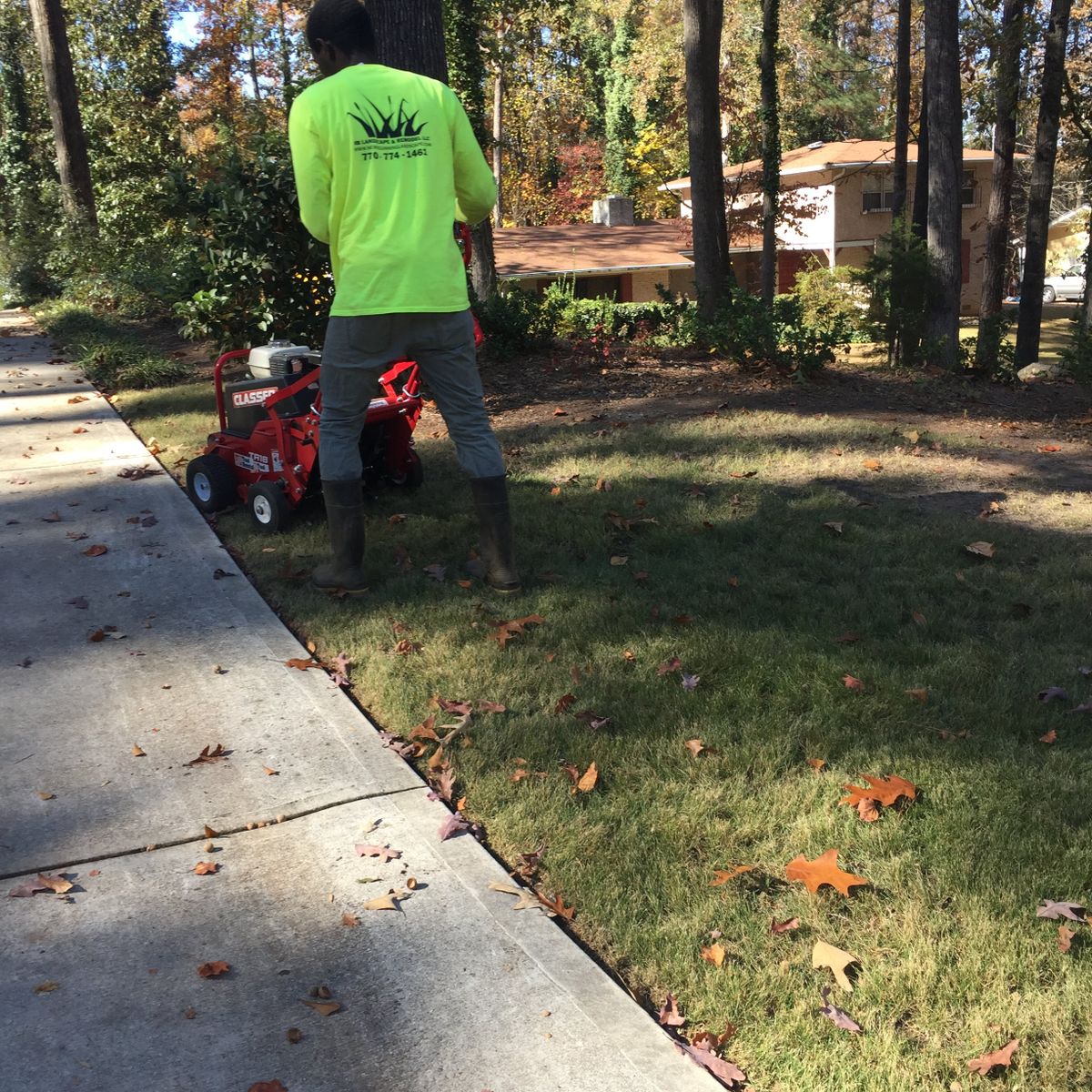 NB Aeration Services for New Beginning Landscape & Remodel LLC in Atlanta, GA
