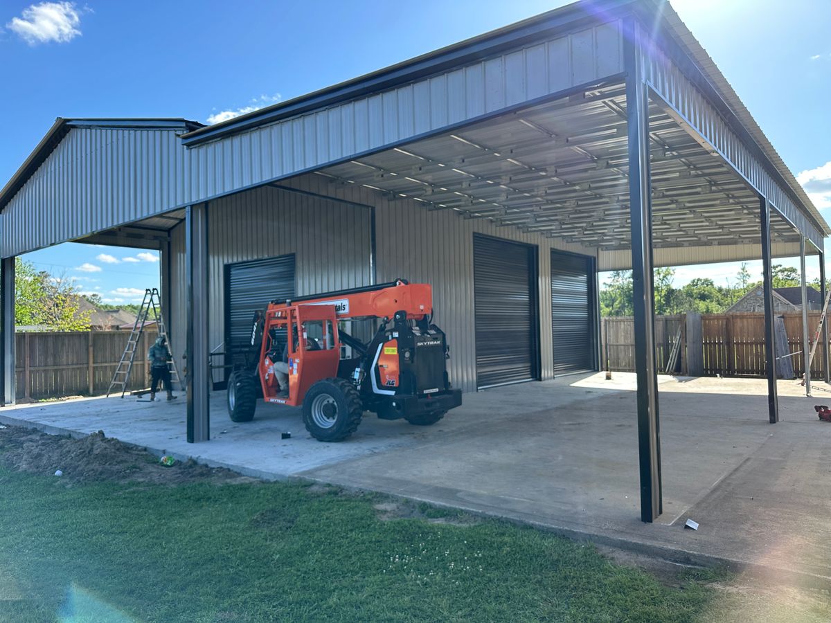 Red Iron Buildings for On-Site Buildings in Vidor, TX