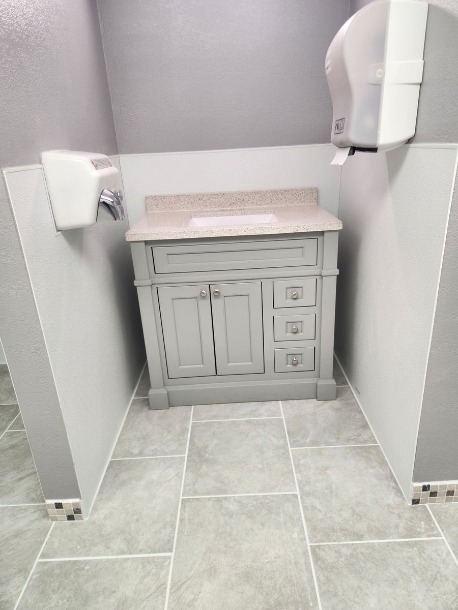 Bathroom Renovation for Pinewood Construction. LLC in Miles City, MT