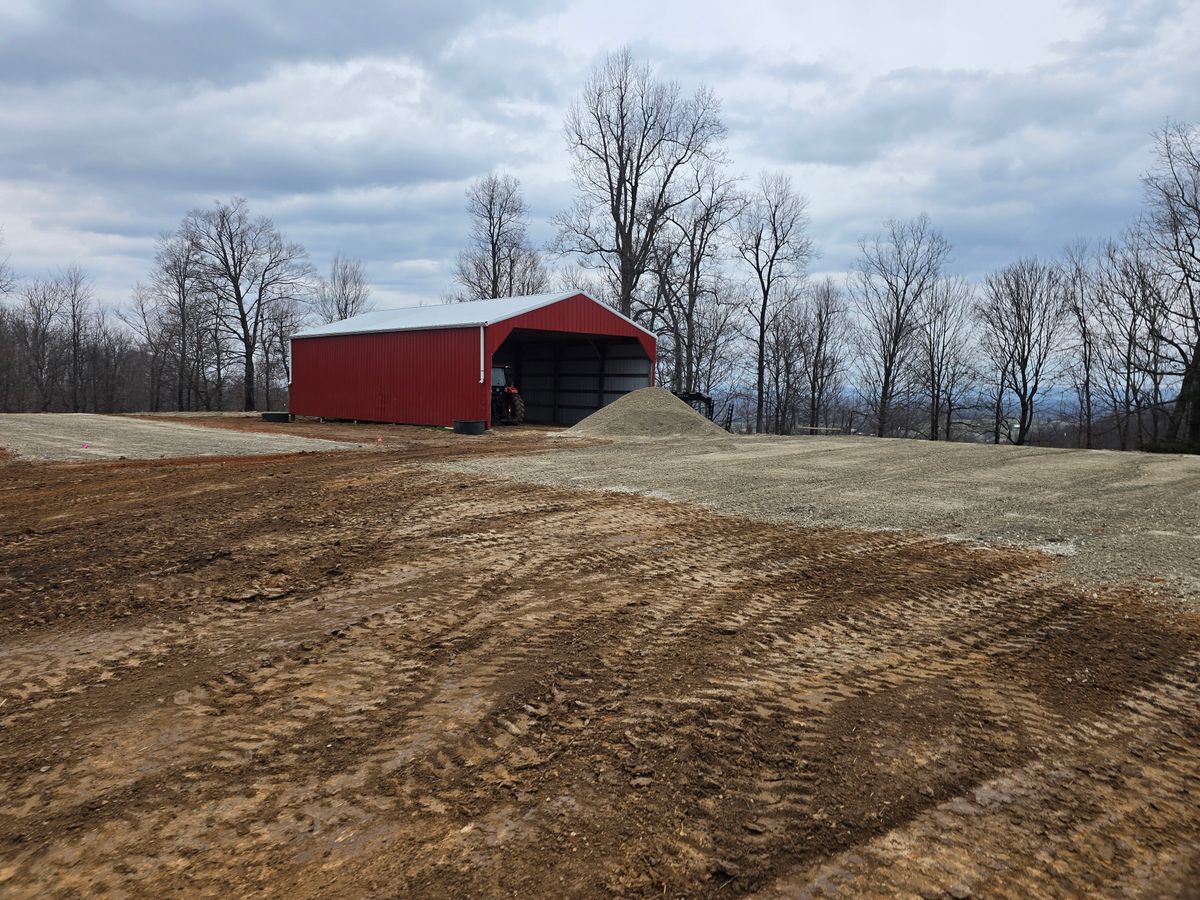 Leveling for Troyer's Excavation in Monterey, TN