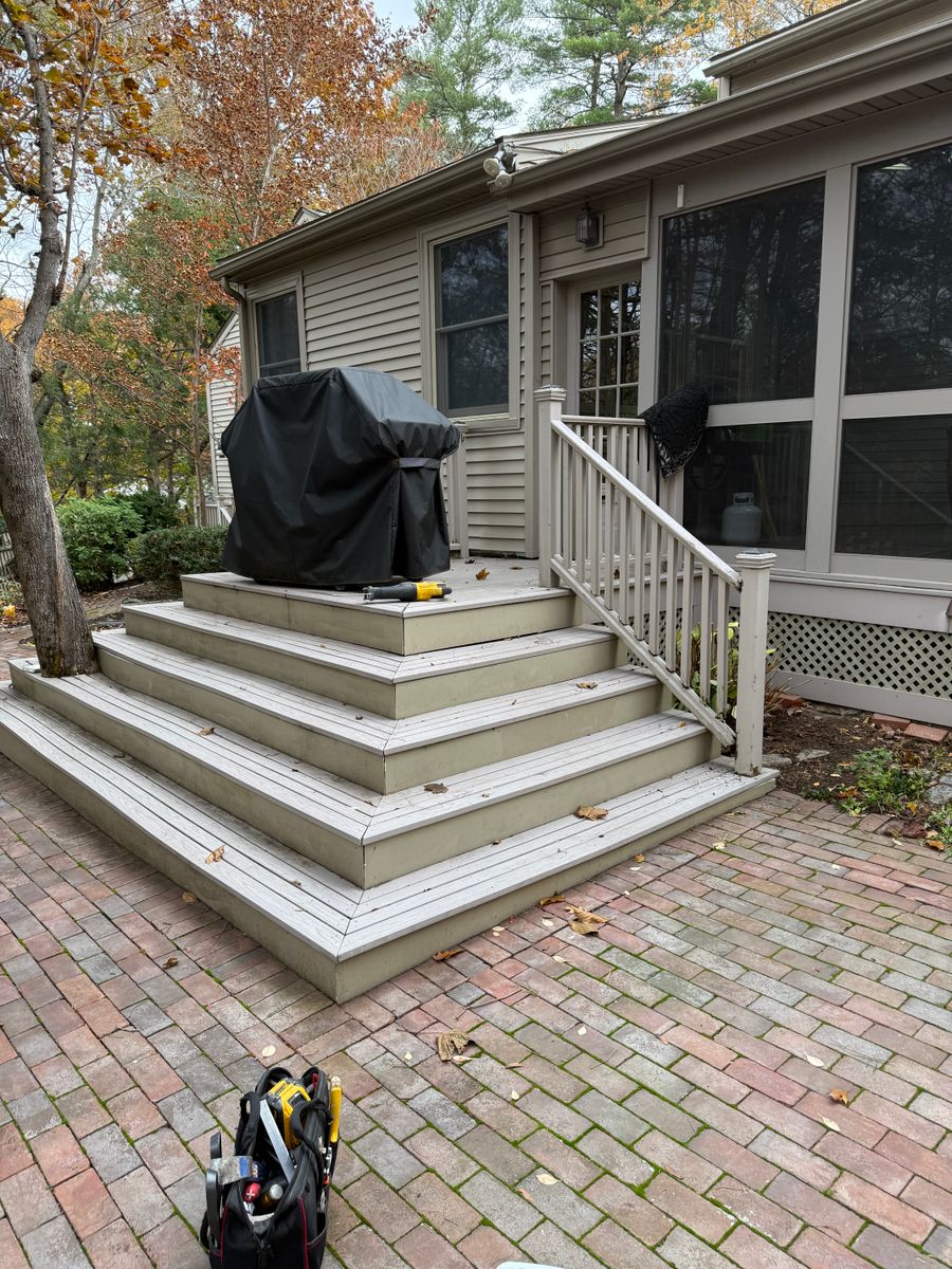 Deck & Patio Installation for D. Duby Construction in Billerica, MA