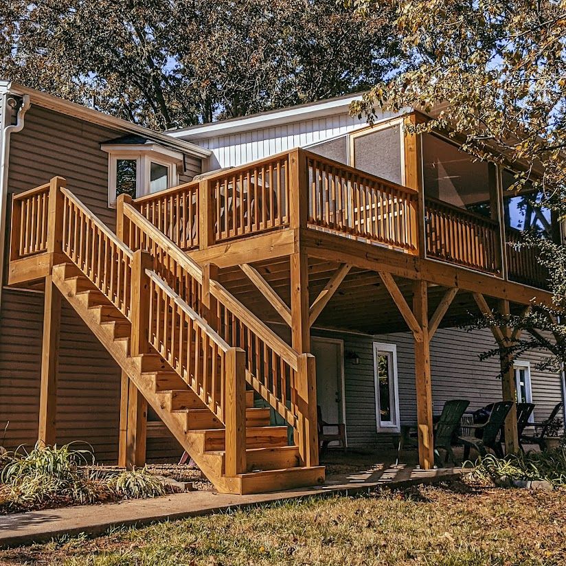 Covered Porches for BCM Carpentry in Morganton, NC