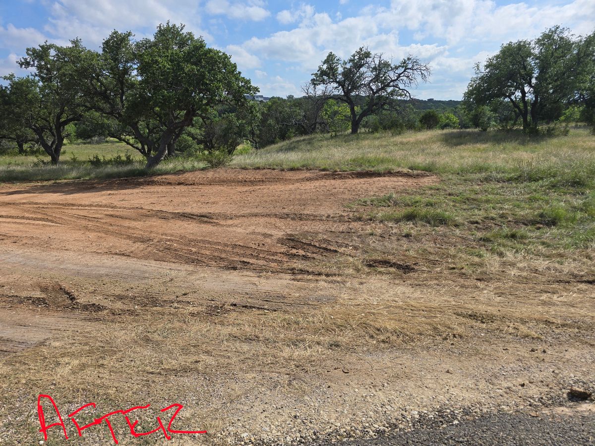 Site Preparation for Evant Backhoe & Construction in Evant, TX