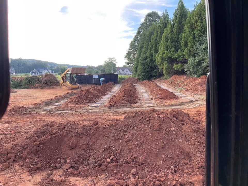 Site Preparation for Fav5 Hauling & Grading in Mount Airy, NC